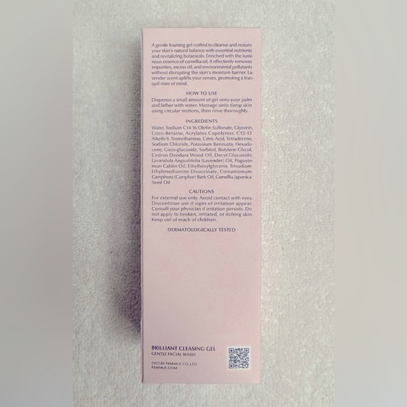 FEMMUE Brilliant Cleansing Gel 100ml BRAND NEW/SEALED - Picture 3 of 5